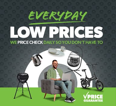 Everyday low prices - we price check daily so you don't have to