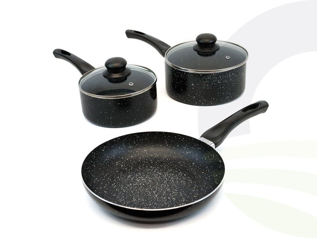 Leisurewize 3 Piece Induction Pan Set