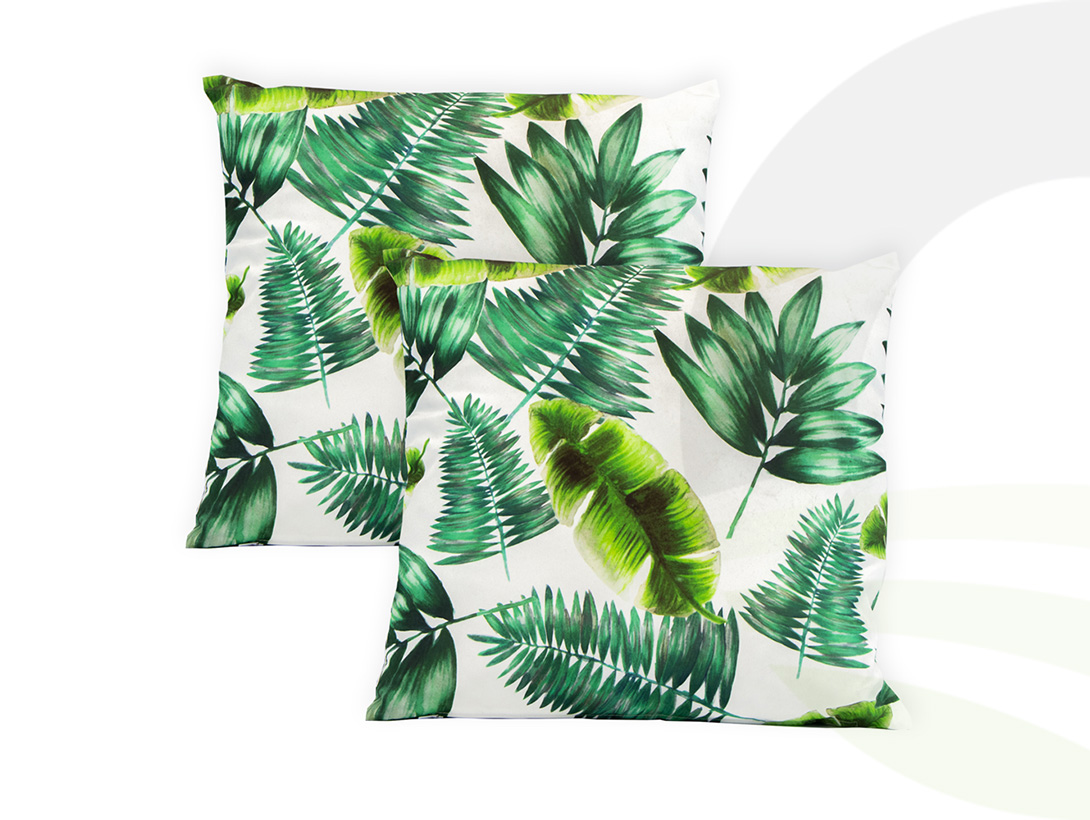 Botanical Green Palm Outdoor Cushions