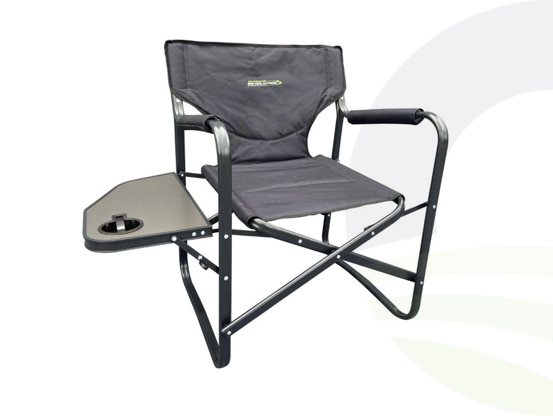 Outdoor Revolution Director Chair With Side Table