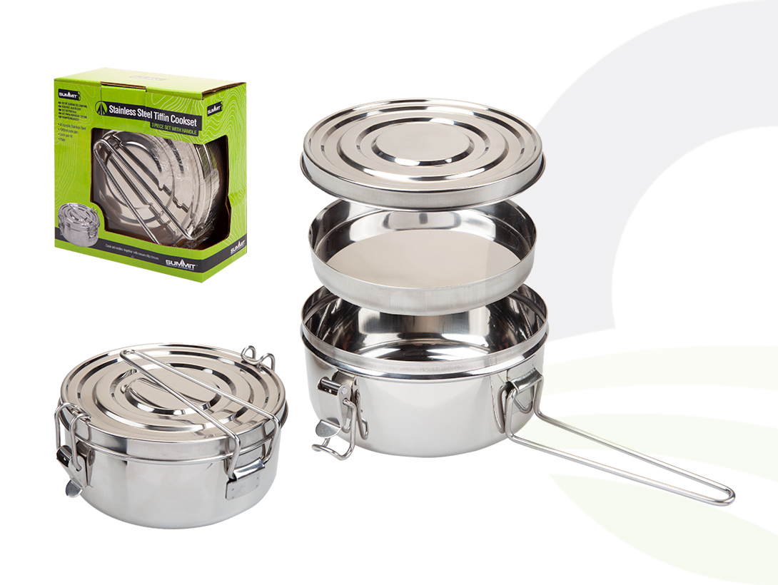 Summit 1000ml Cooking Pan & Plate