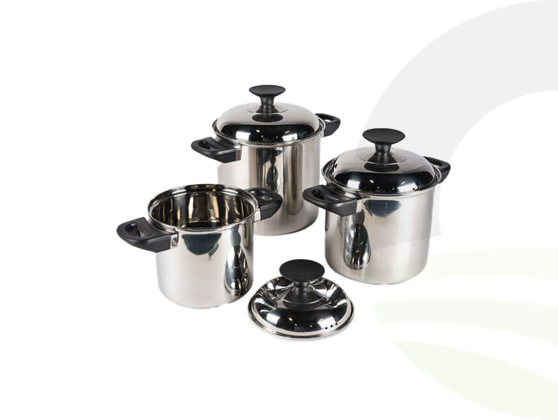 Kampa Space Saver Stainless Pan Set