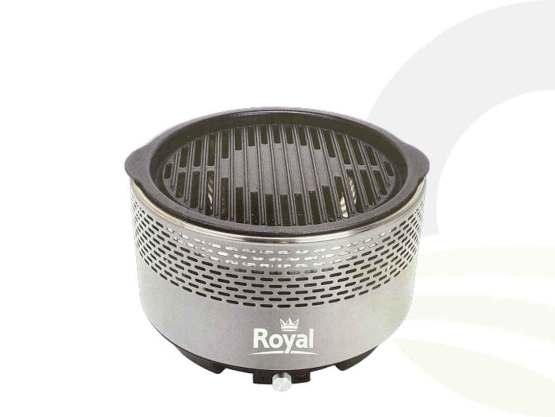 Royal Charcoal Smokeless Iron Grill X L