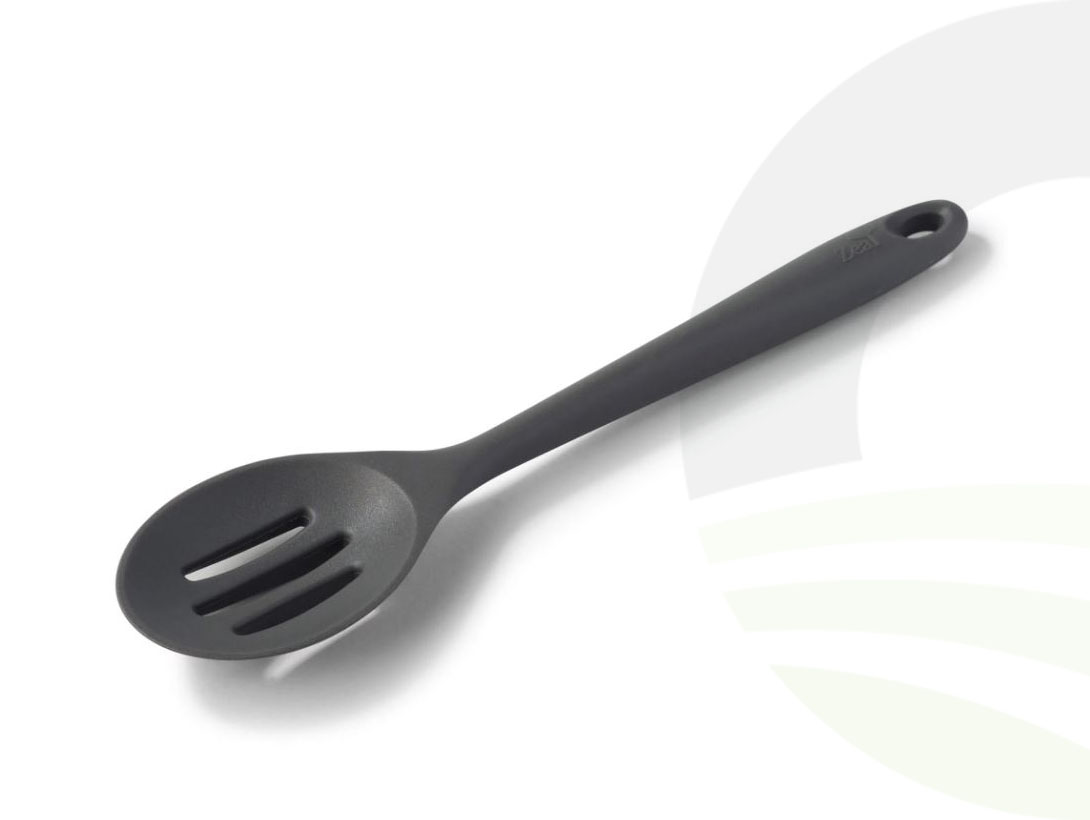 Zeal Slotted Spoon Silicone Dark Grey