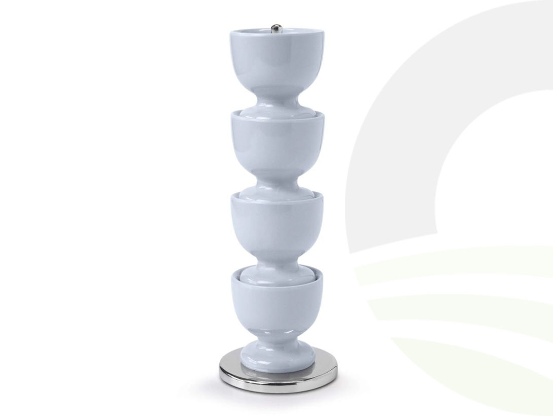 Zeal Stacking Egg Cups Duck Egg Blue (Colour: Duck Egg Blue)