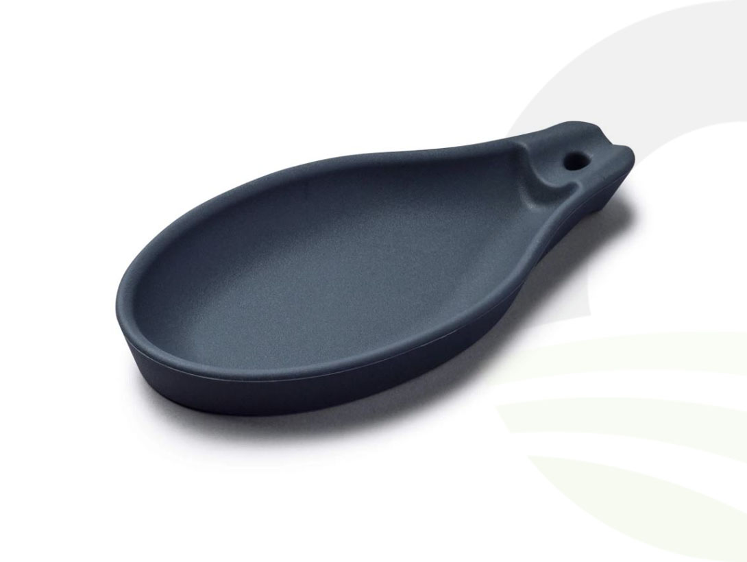 Zeal Small Spoon Rest Silicone Dark Grey