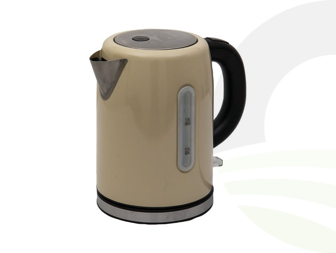 Quest Rocket Cream Stainless Kettle 1Ltr