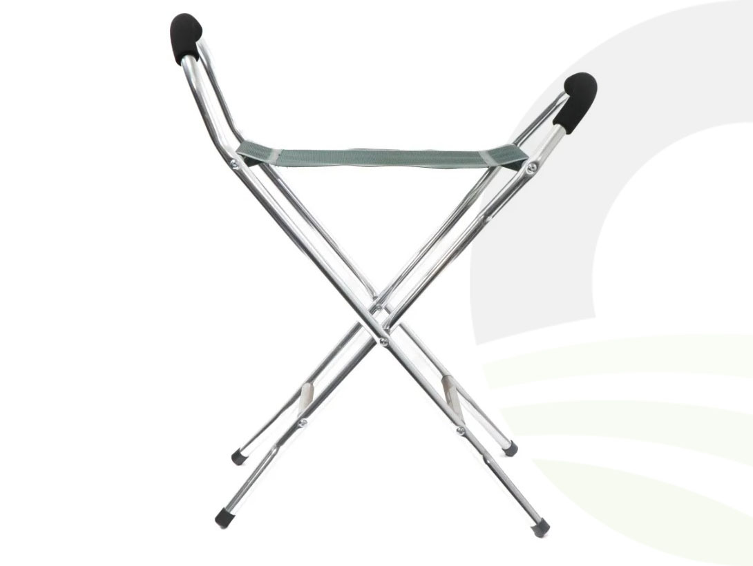 Leisurewize Walking Stick Seat - Green (Colour: Green)