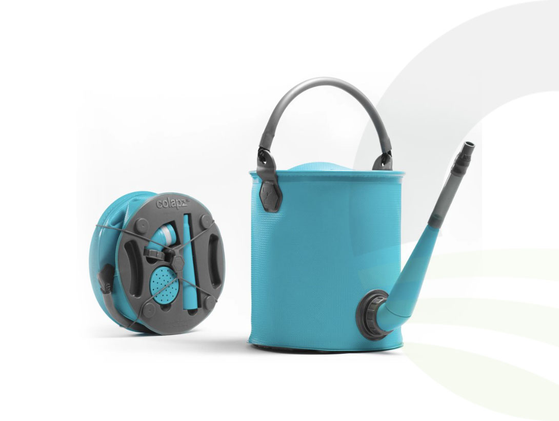 Colapz Watering Can & Bucket Blue