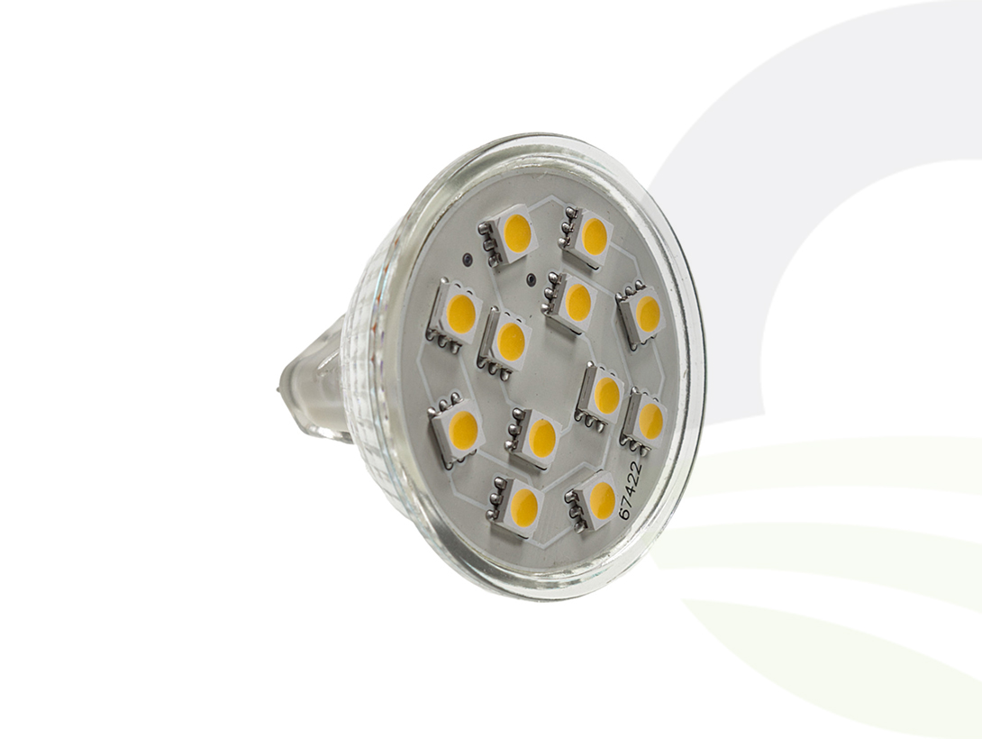 W4 12V 12SMD Dichroic Bulb MR16