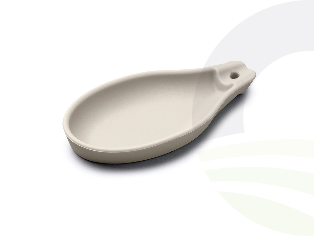 Spoon Rest Silicone Cream (Colour: Cream)